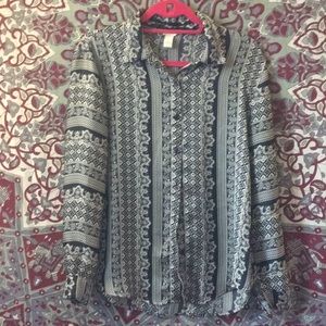 Funky silk pattern shirt